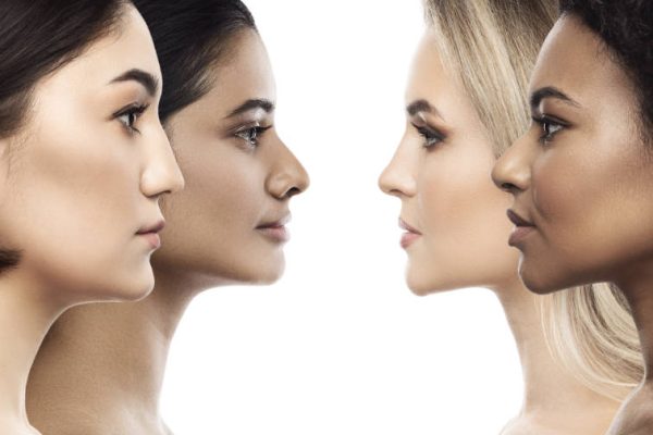 a side view of a person's face Venus Viva Resurfacing