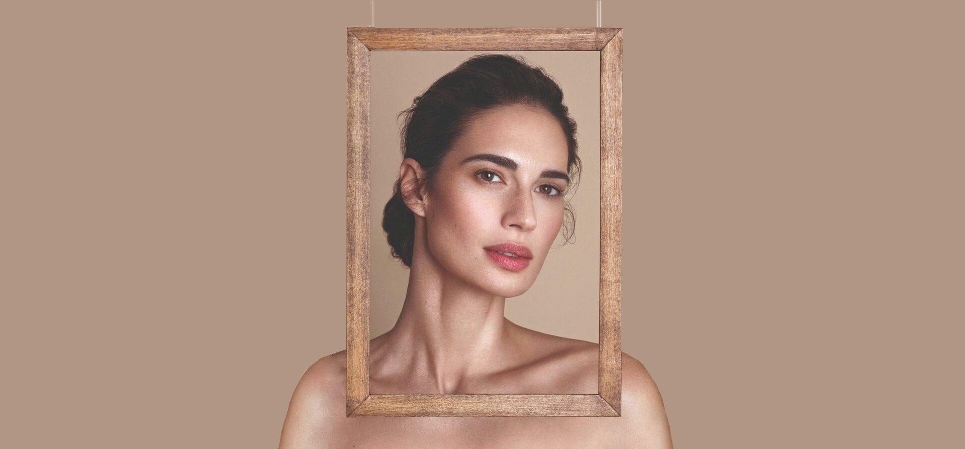 a person with a frame around her neck Bio Remodeller
